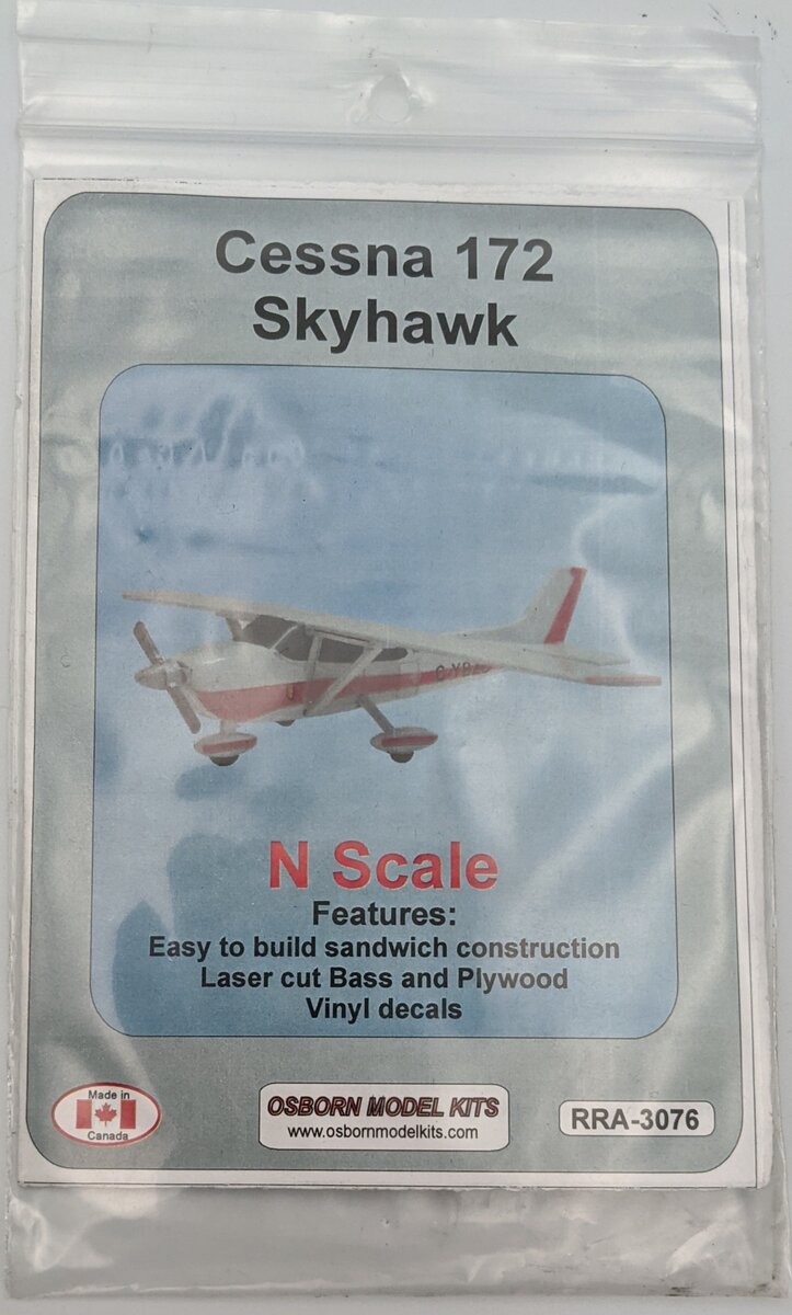 Osborn s 3076 N Cessna 172 Military Aircraft Plane Model Kit