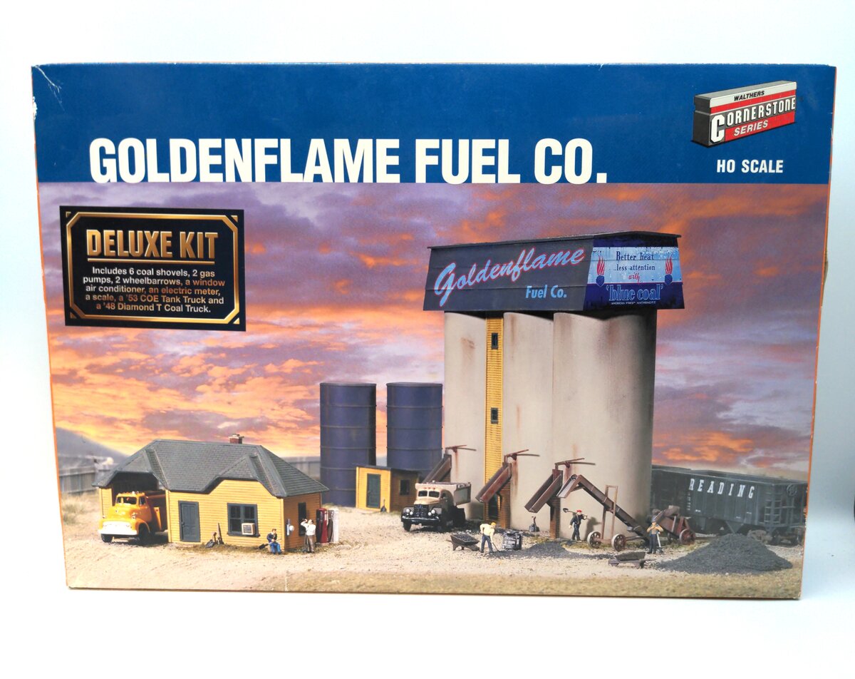 Walthers 933-3706 HO Goldenflame Fuel Company Structure Building Kit
