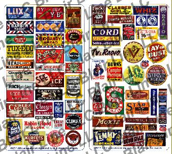 Blair Line 239 O Porcelain Advertising Signs II