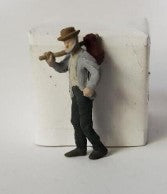Arttista 713 S Hobo Walking Pewter Figure Made And Hand Painted