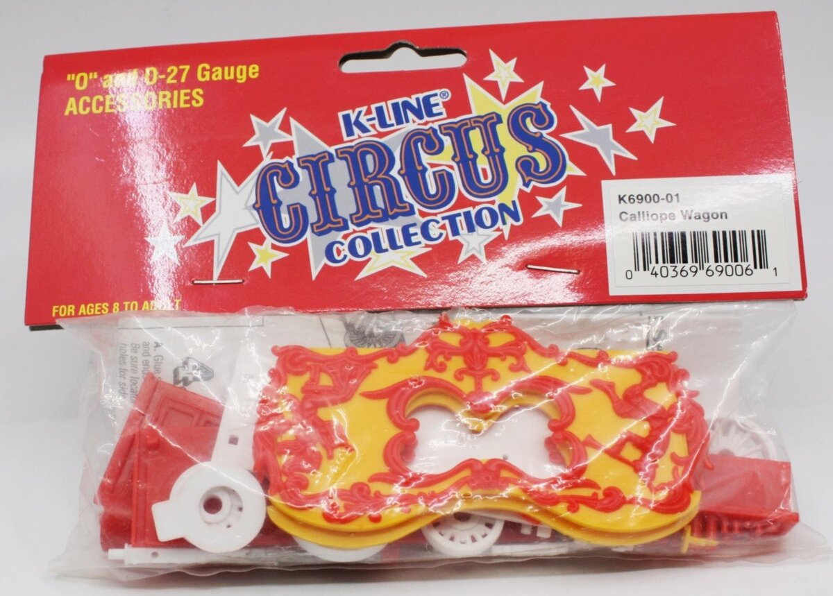 K-Line K6900-01 O Scale Circus Collection Calliope Wagon Plastic Kit