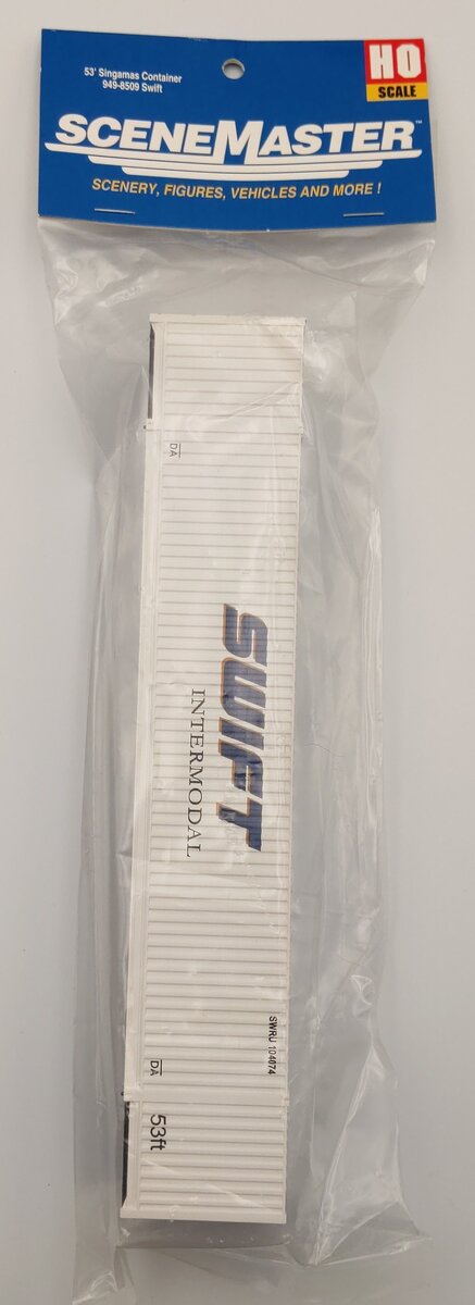 Walthers 949-8509 HO 53' Plastic Singamas Corrugated Side Container - Swift