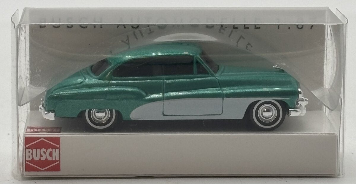 Busch 44723 1:87 Metallic Green Buick 1950 Limousine DeLuxe