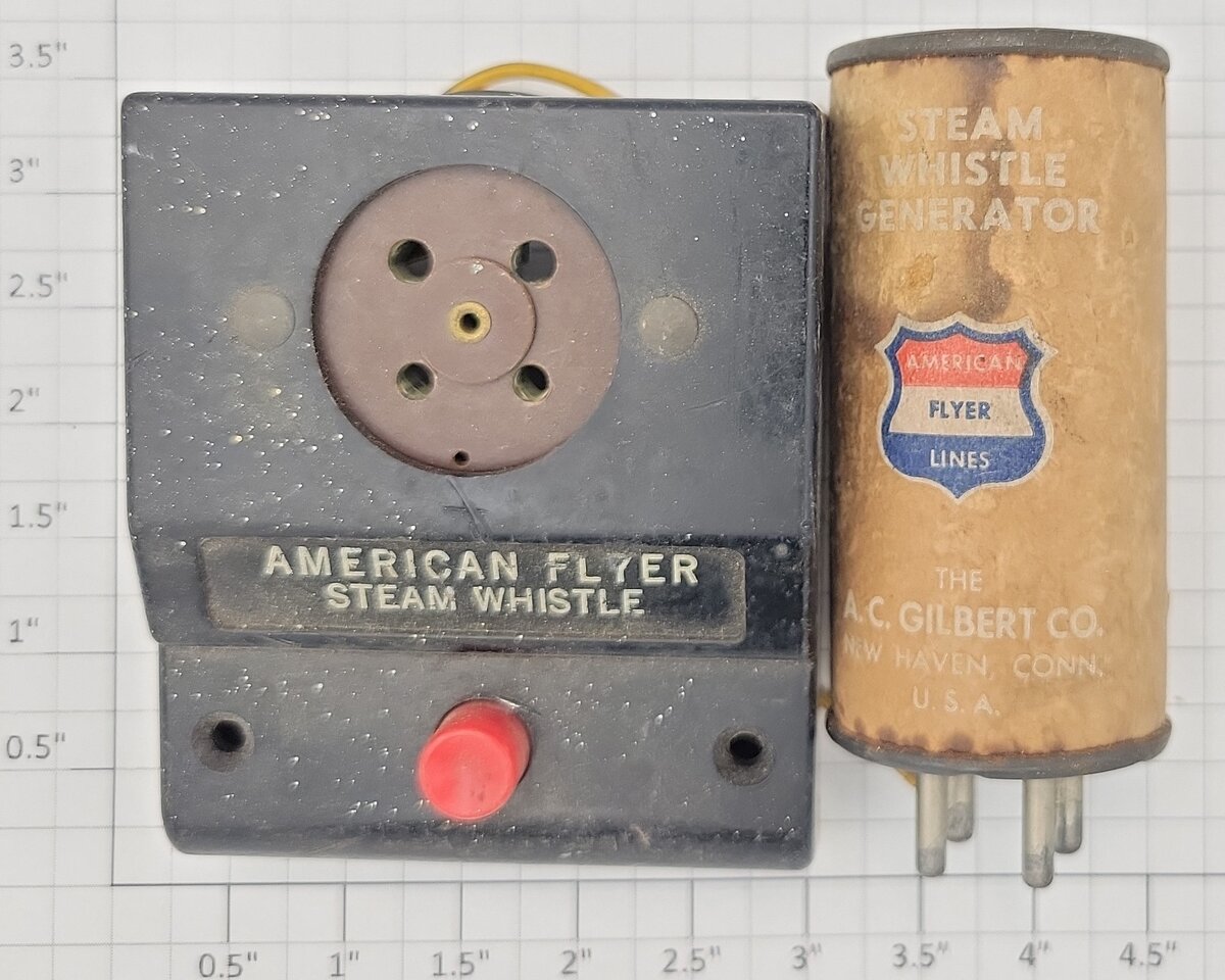 American Flyer XA-1167 S Gauge Steam Whistle Controller & Whistle Generator Tube