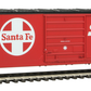 Walthers 910-1914 HO Santa Fe 50' Evans Smooth Side Boxcar #9212