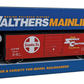 Walthers 910-1914 HO Santa Fe 50' Evans Smooth Side Boxcar #9212