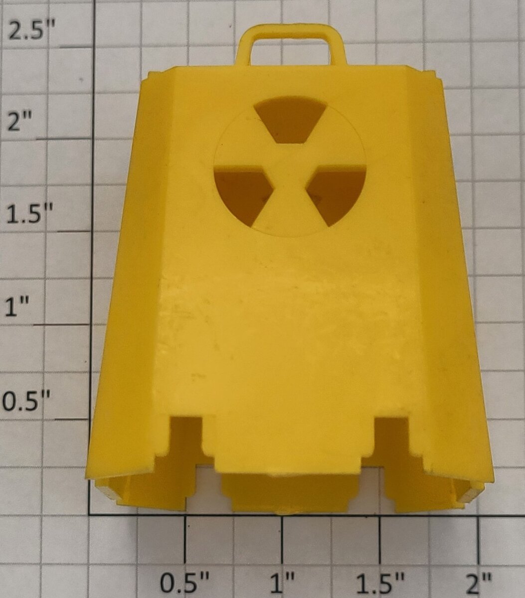 Lionel 6211-55 Yellow Radioactive Waste Canister Blank Shell