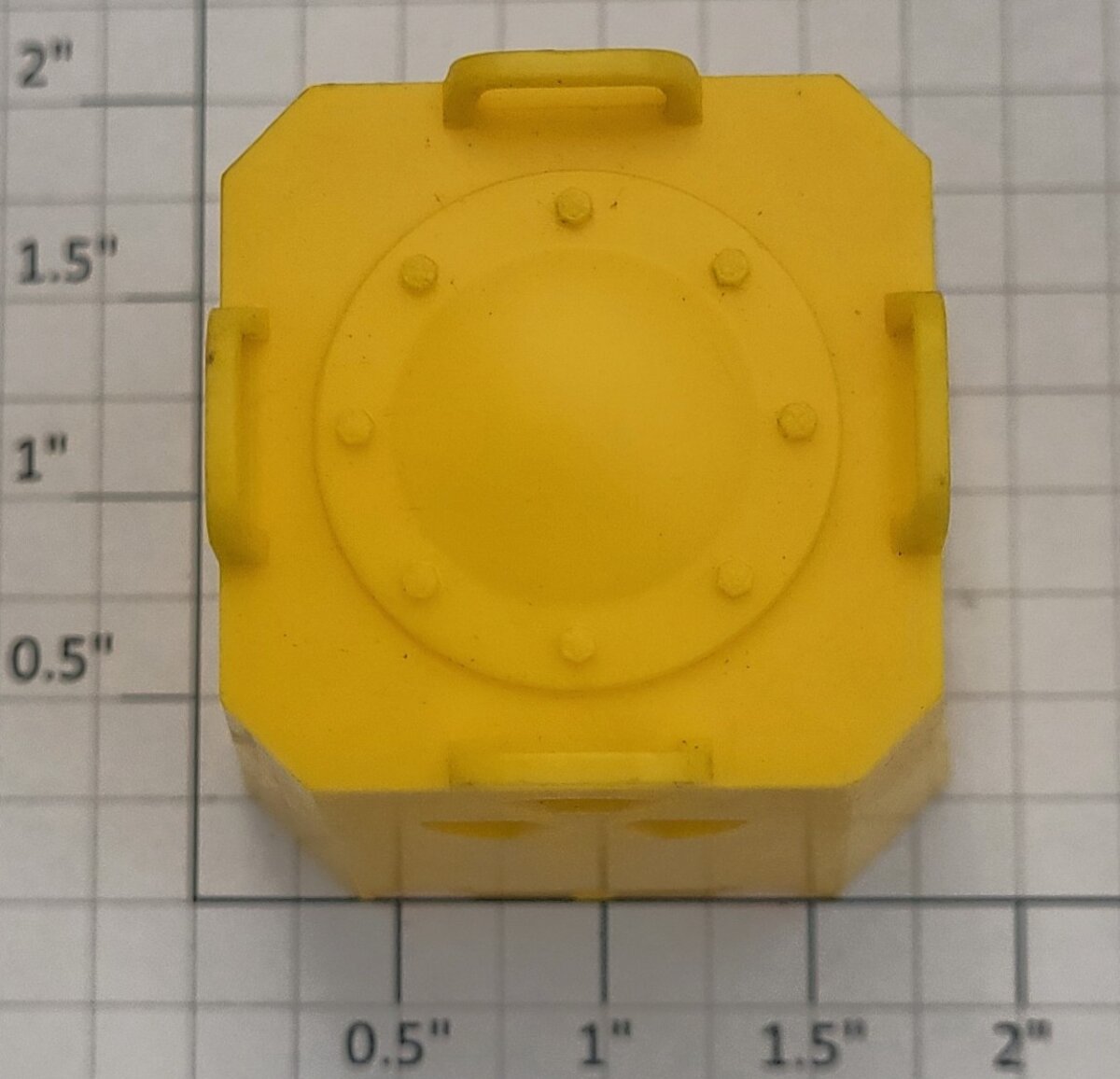 Lionel 6211-55 Yellow Radioactive Waste Canister Blank Shell