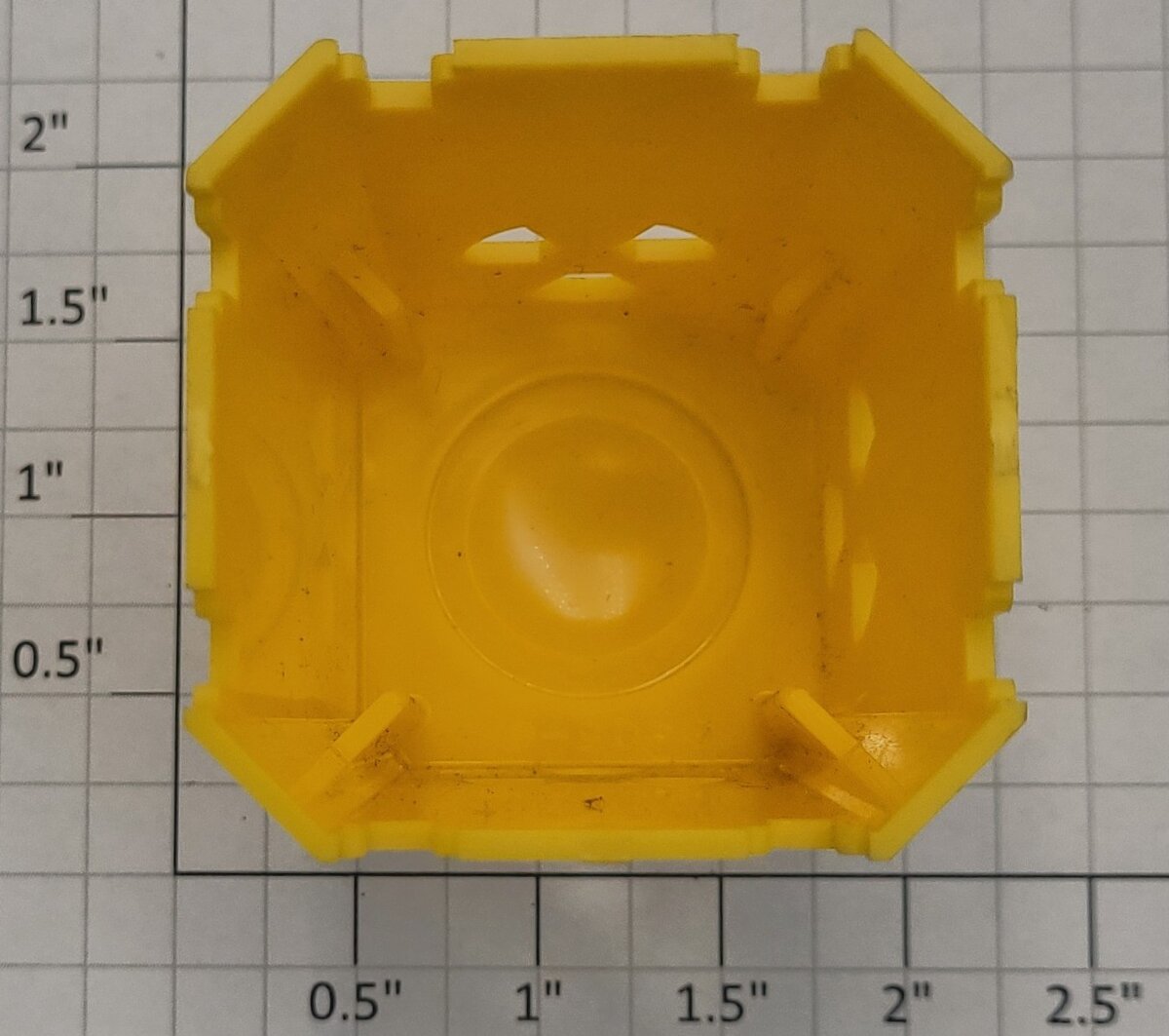 Lionel 6211-55 Yellow Radioactive Waste Canister Blank Shell