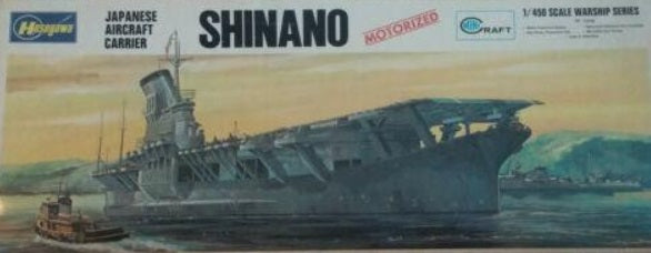 Hasegawa 40153 1:450 Shinano IJN Aircraft Carrier Ship Plastic Model Kit