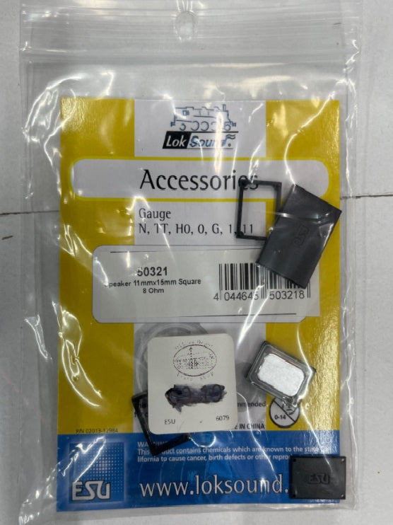 LokSound By ESU 50321 Cell Phone Type Speaker Kit