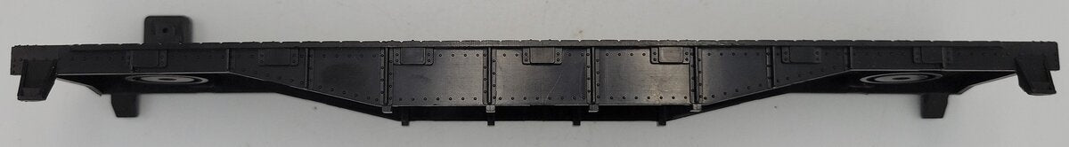 MTS 72249B Black Plastic Flatcar Body with Steps and without Brake Wheel