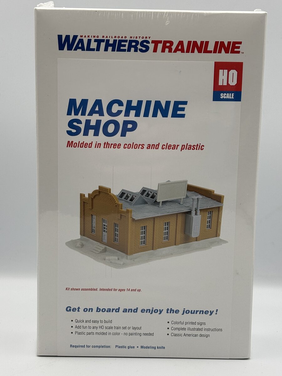 Walthers 931-916 HO Scale Trainline Machine Shop Kit