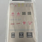 City Classics 716 HO Generic Window Signs for Businesses