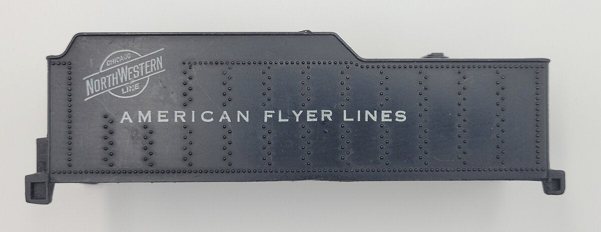 American Flyer 283T-1 Chicago and Northwestern Black Plastic Tender Shell