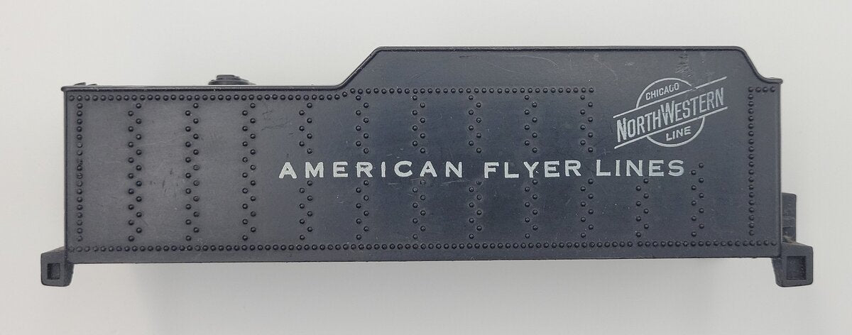 American Flyer 283T-1 Chicago and Northwestern Black Plastic Tender Shell