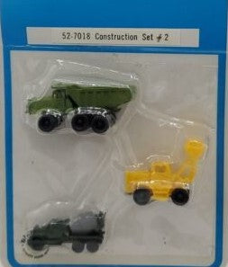 Bachmann 52-7018 N Construction Set #2 (Set of 3)