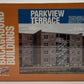 Walthers 933-3176 HO Scale Brown W/Light Gray Parkview Terrace Building Kit