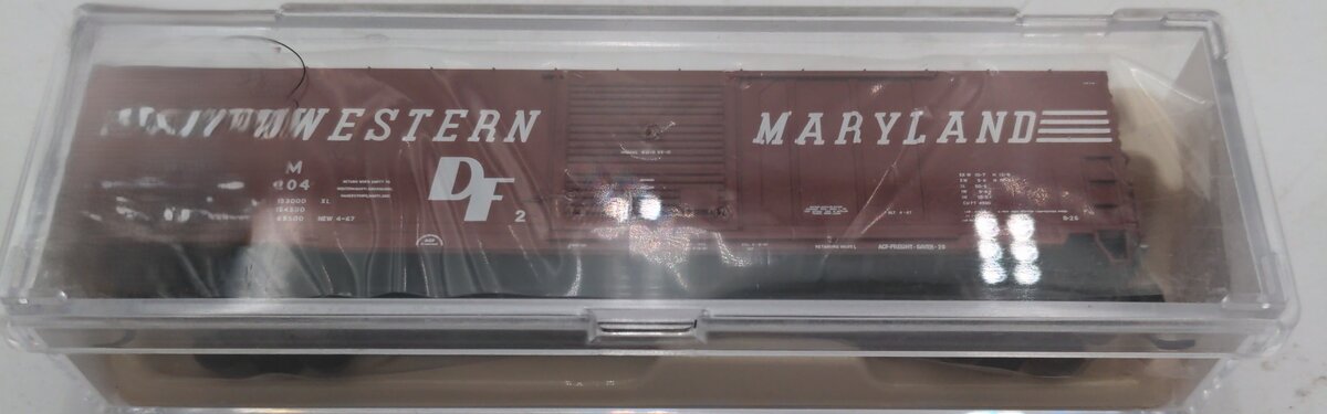 Atlas 50002543 N Western Maryland ACF Smooth-Side 50' Boxcar #35204