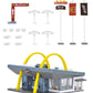 Vollmer 47765 N McDonald's Fast Food Restaurant with McDrive Building Kit