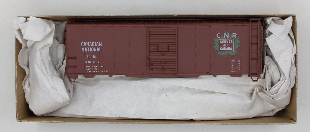 Accurail 35089 HO Scale Canadian Northern AAR 40' Steel Boxcar Road #:486183