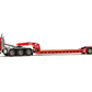 WSI 34-1001 1:50 Diecast Red Peterbilt 379 Tractor w/4 Axle Lowboy Trailer