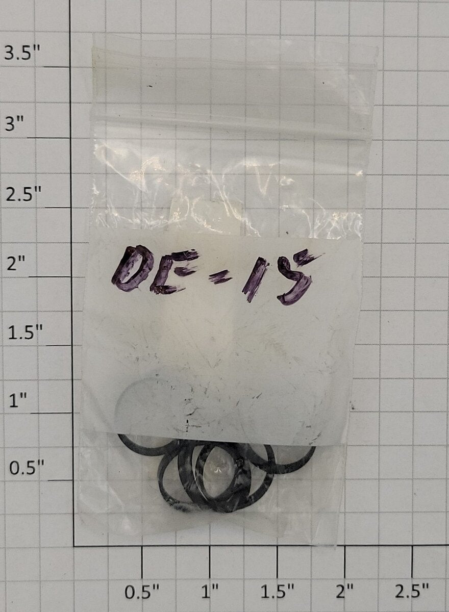 MTH DE-0000015 15mm x 4mm DE-15 RK Subway, M10000, R10 Traction Tire