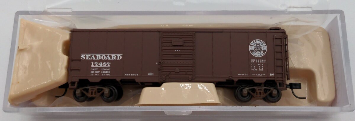 Atlas 50002502 N Seaboard Air Line 1932 ARA 40' Steel Boxcar #17487