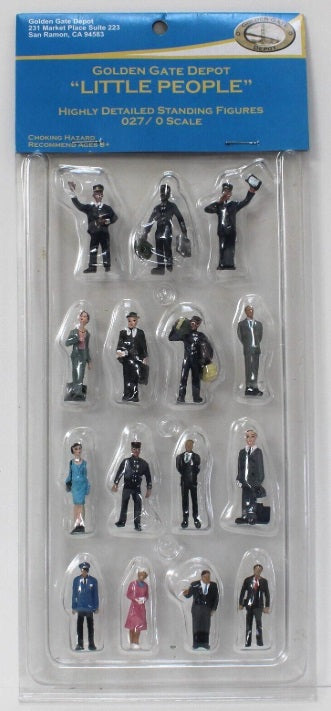 Golden Gate Depot 001 O / O27 Little People Standing Figures (Pack of 15)
