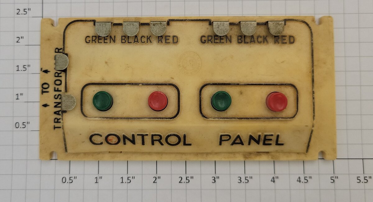 Marx 511W White Plastic Electric Remote Switch Controller Control Panel