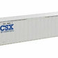 Walthers 949-8464 HO CSX Intermodal 48' Stoughton Ribside Container