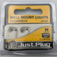 Woodland Scenics JP5658 N Just Plug Gooseneck Wall Mount Lights (Pack of 2)