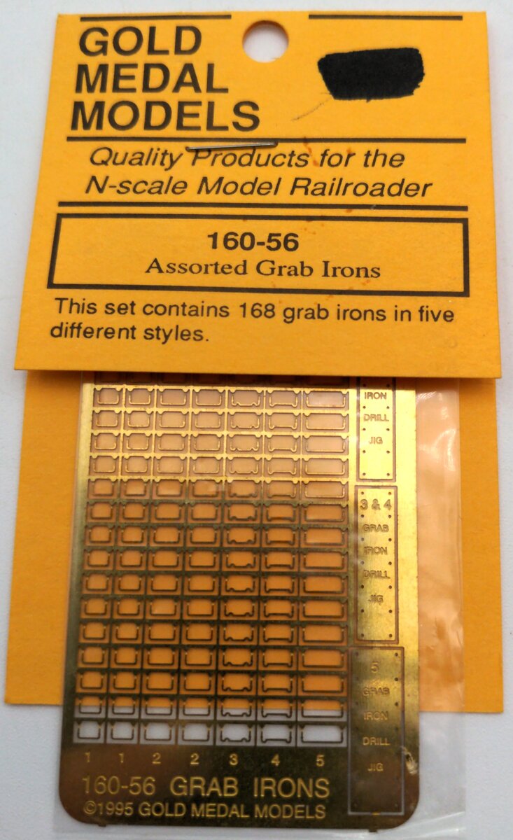 Gold Medal Models 160-56 N Assorted Grab Irons (Pack of 168)