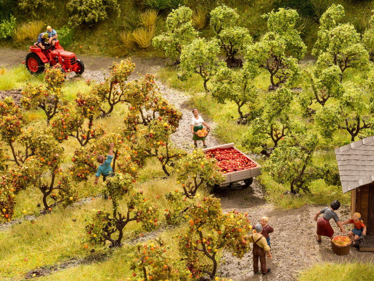 Noch 21532 HO/TT Plantation Trees with Apples (Pack of 12)