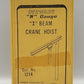 Stewart 1214 N I Beam Crane Hoist Kit