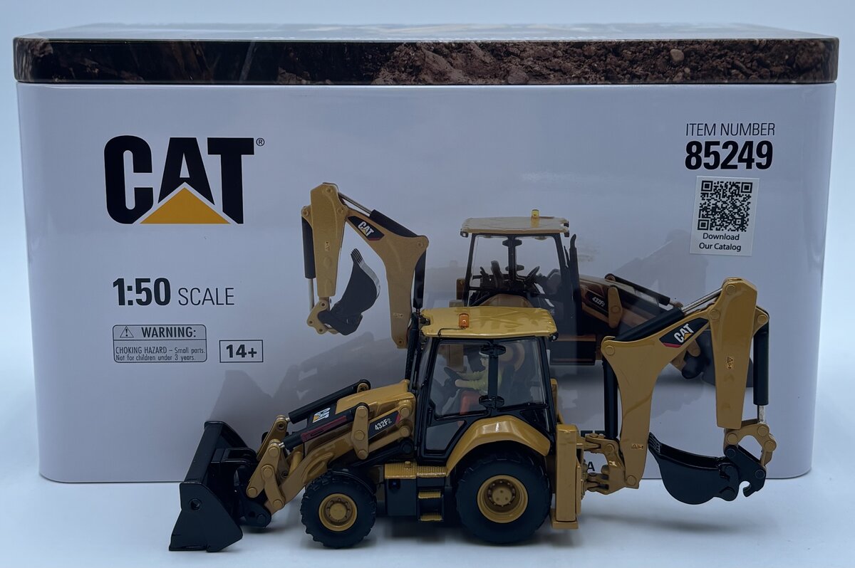 DieCast Masters 85249 1:50 Caterpillar 432F2 High Line Series Backhoe Loader