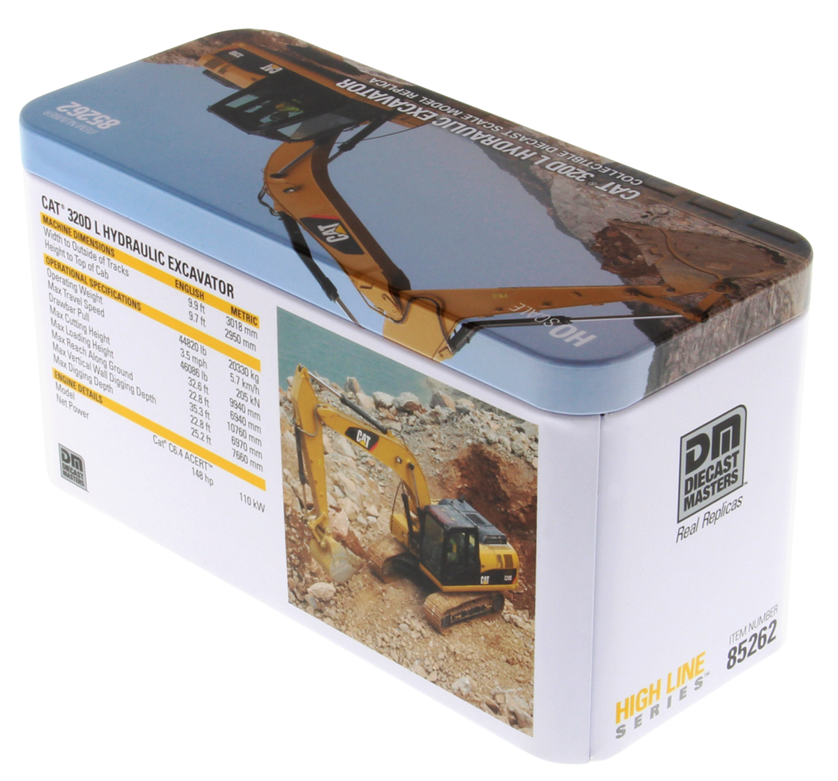 DieCast Masters 85262 1:87 Caterpillar 320D L Hydraulic Excavator Diecast Model