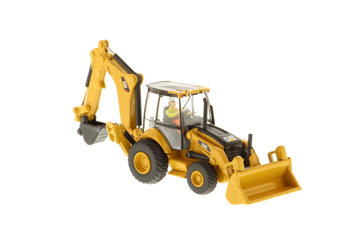 DieCast Masters 85263 1:87 Caterpillar 450E Backhoe Loader Diecast Model