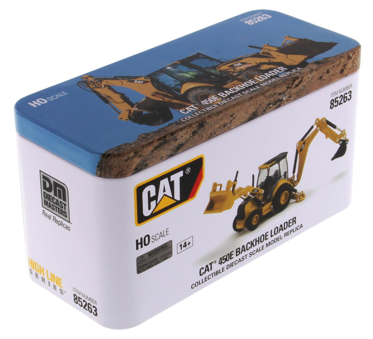 DieCast Masters 85263 1:87 Caterpillar 450E Backhoe Loader Diecast Model