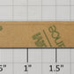 Lionel 400E-10 Brass Lionel Lines Tender Adhesive Nameplate