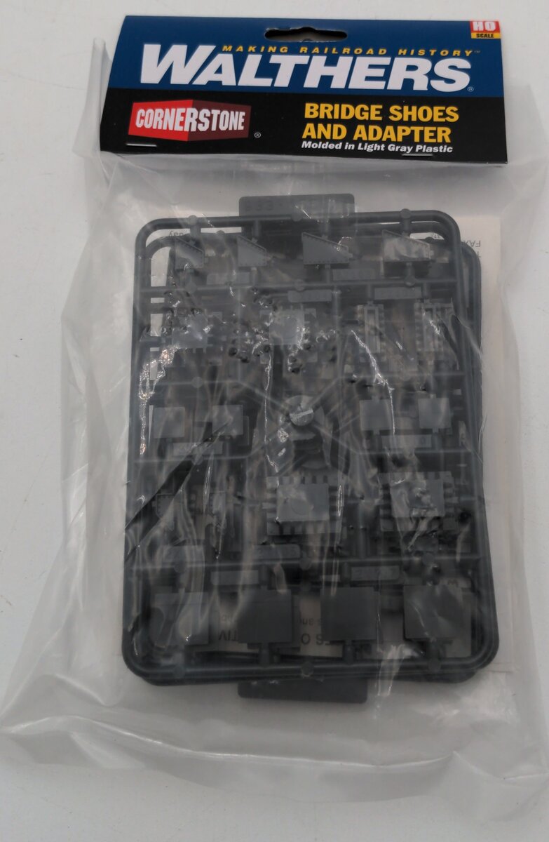 Walthers 933-4559 HO Scale Bridge Shoes & Adapter Assortment Kit