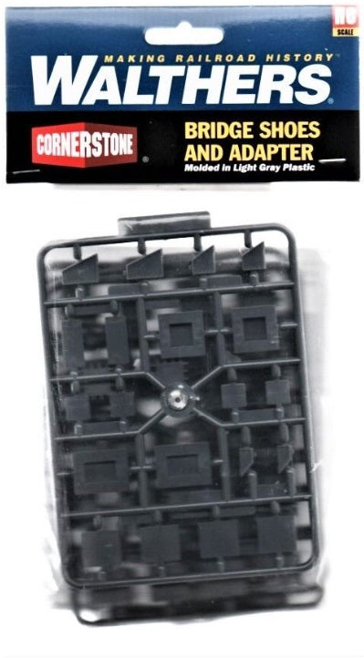 Walthers 933-4559 HO Scale Bridge Shoes & Adapter Assortment Kit