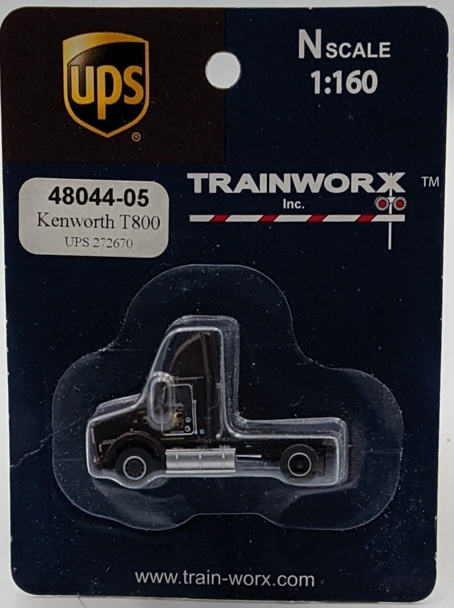 Trainworx Inc 48044-05 N UPS Kenworth T800 LNG Single-Axle Tractor Only # 272670