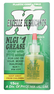 Excelle Lubricants 1111 XL NLGI PTFE Grease 1 - 1/2 oz. Bottle
