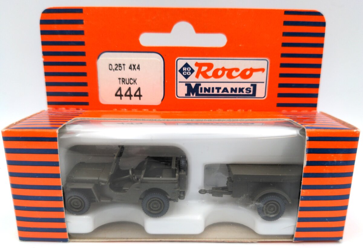 Roco 444 HO MiniTanks Truck with Trailer