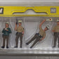 Noch 15090 HO Green/Tan German Police Officers #1 Figures (Set of 6)