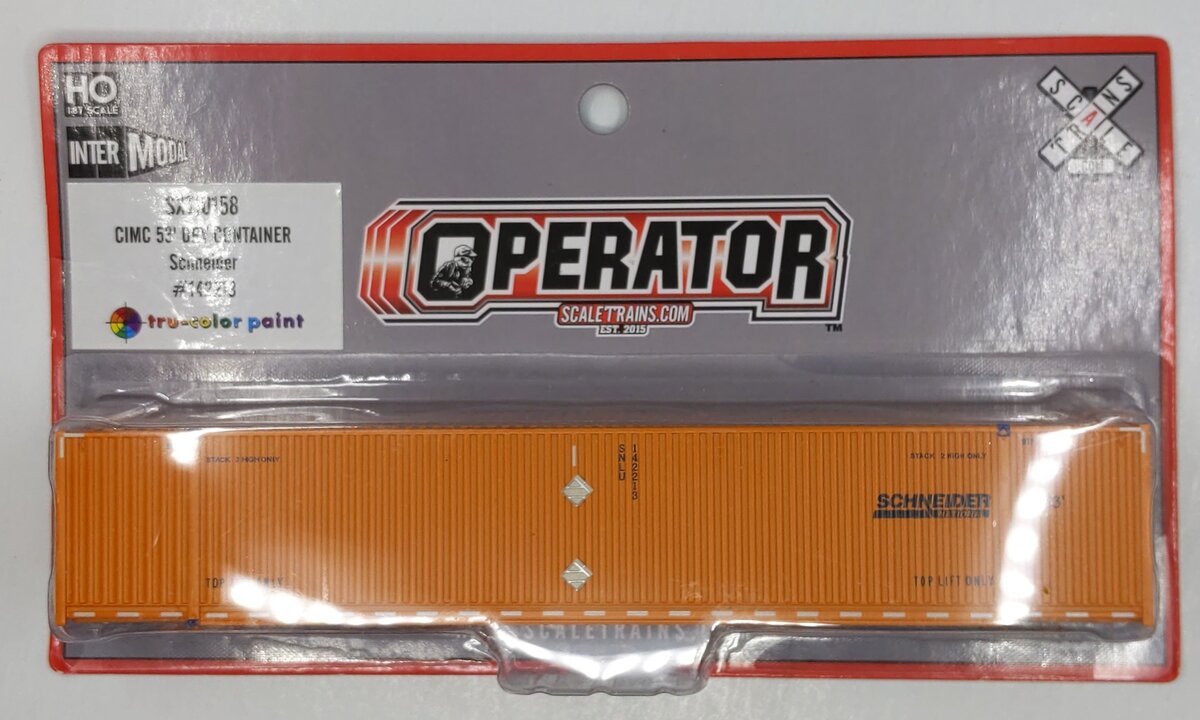 Scale Trains SXT10158 HO Schneider National CIMC 53'' Dry Container
