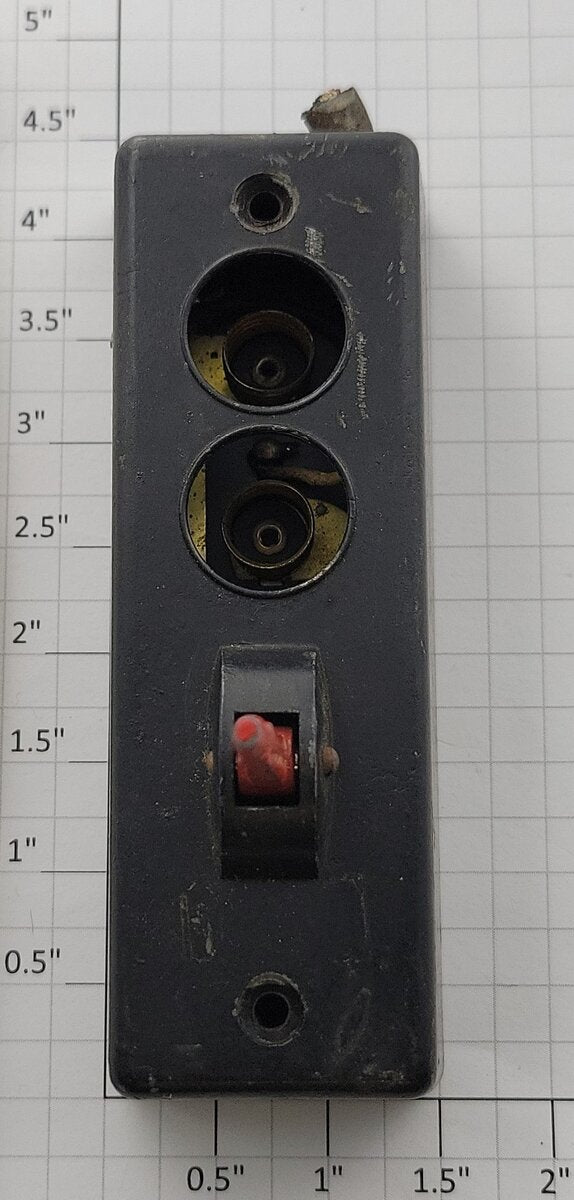 Lionel 711C-1X Prewar Die-Cast Metal Switch Controller without Wiring