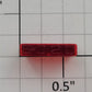 Lionel 8020-10 Red Raised Number Marker Lens/Number Board #8020