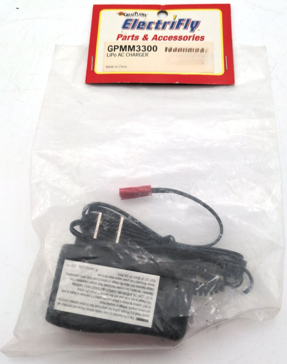 Great Planes GPMM3300 LiPo AC Charger 2HA-R Axe EZ